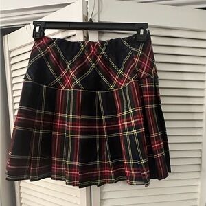 Plaid Women's Skirt  mini